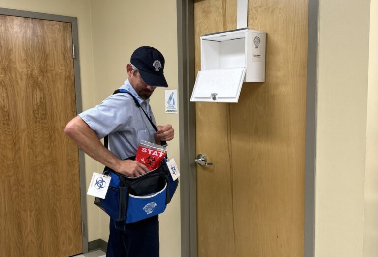 Lab Courier Service Delivery On Time